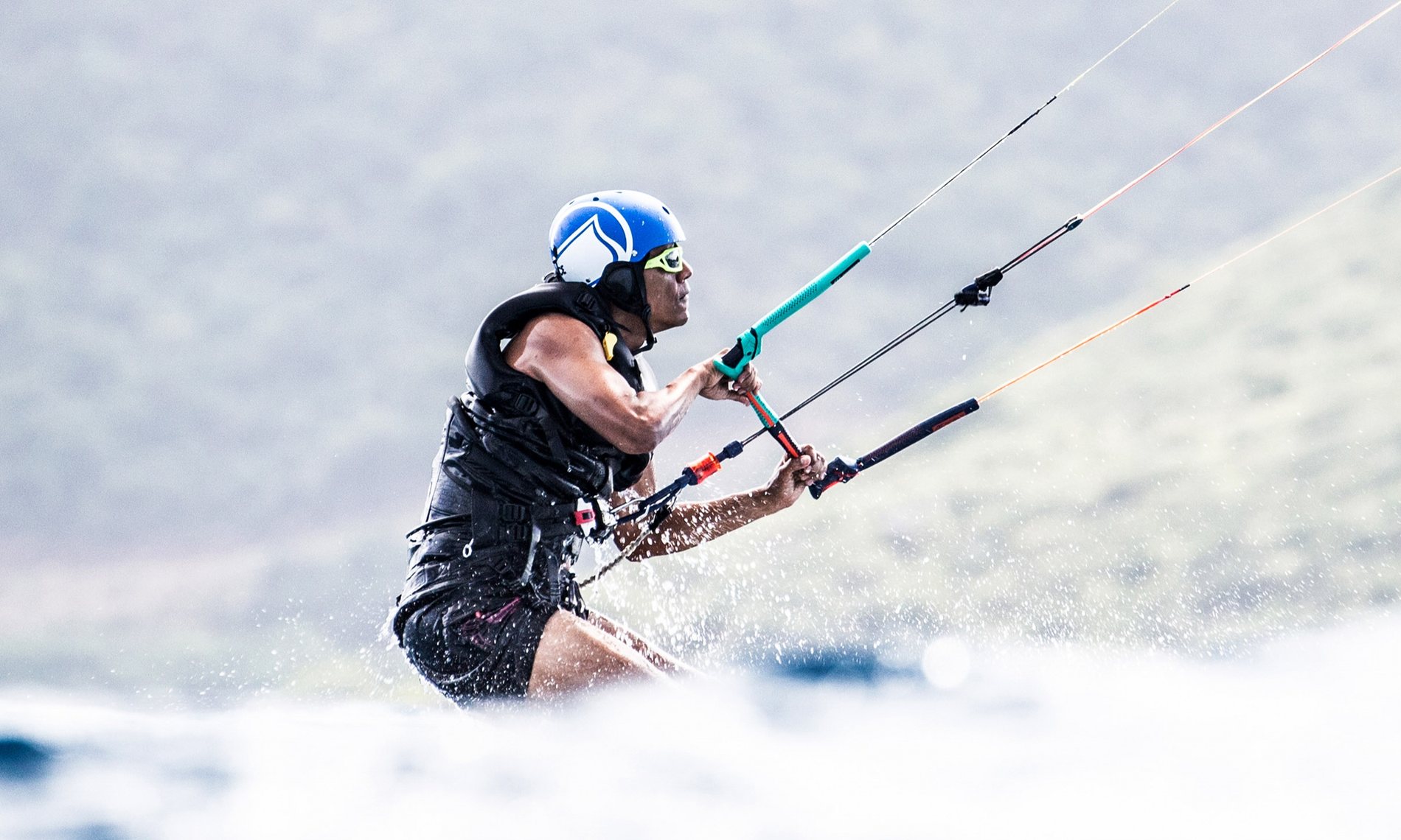 Barack Obama in Kitesurf